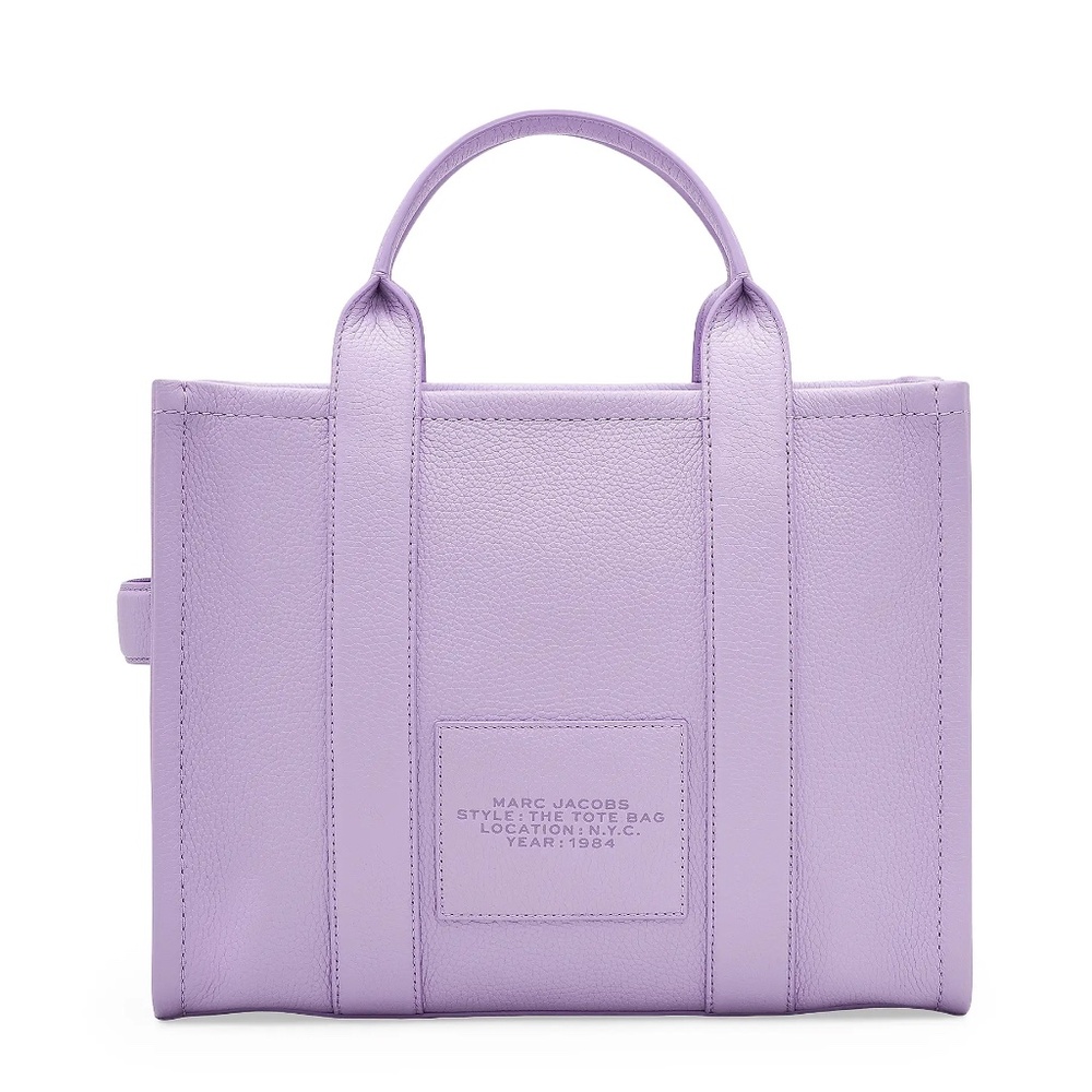 MARC JACOBS The Leather Medium Tote Bag – Wisteria - Picture 2 of 10